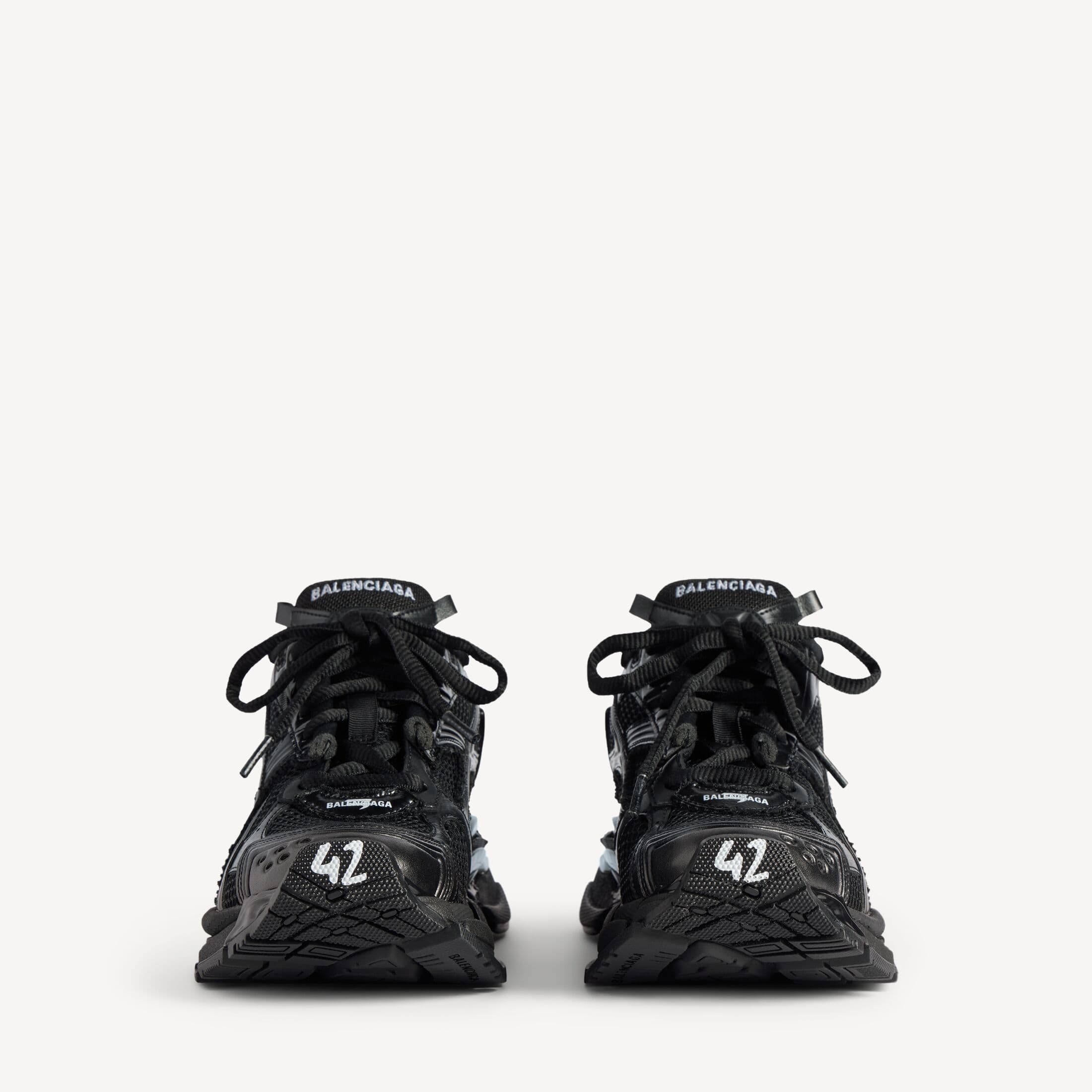 BALENCIAGA RUNNER LED SNEAKER IN BLACK