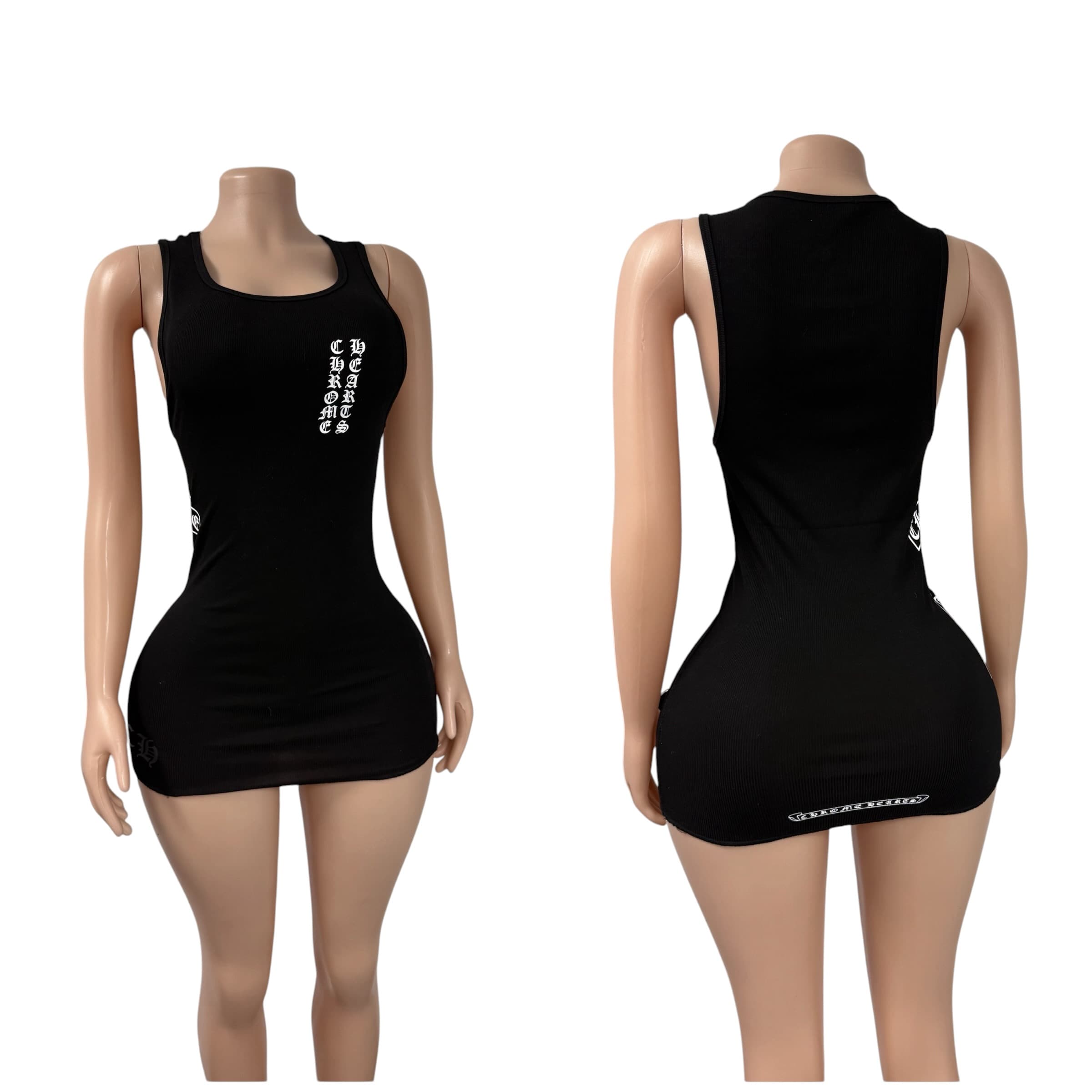 Chrome Hearts Black Tank Dress