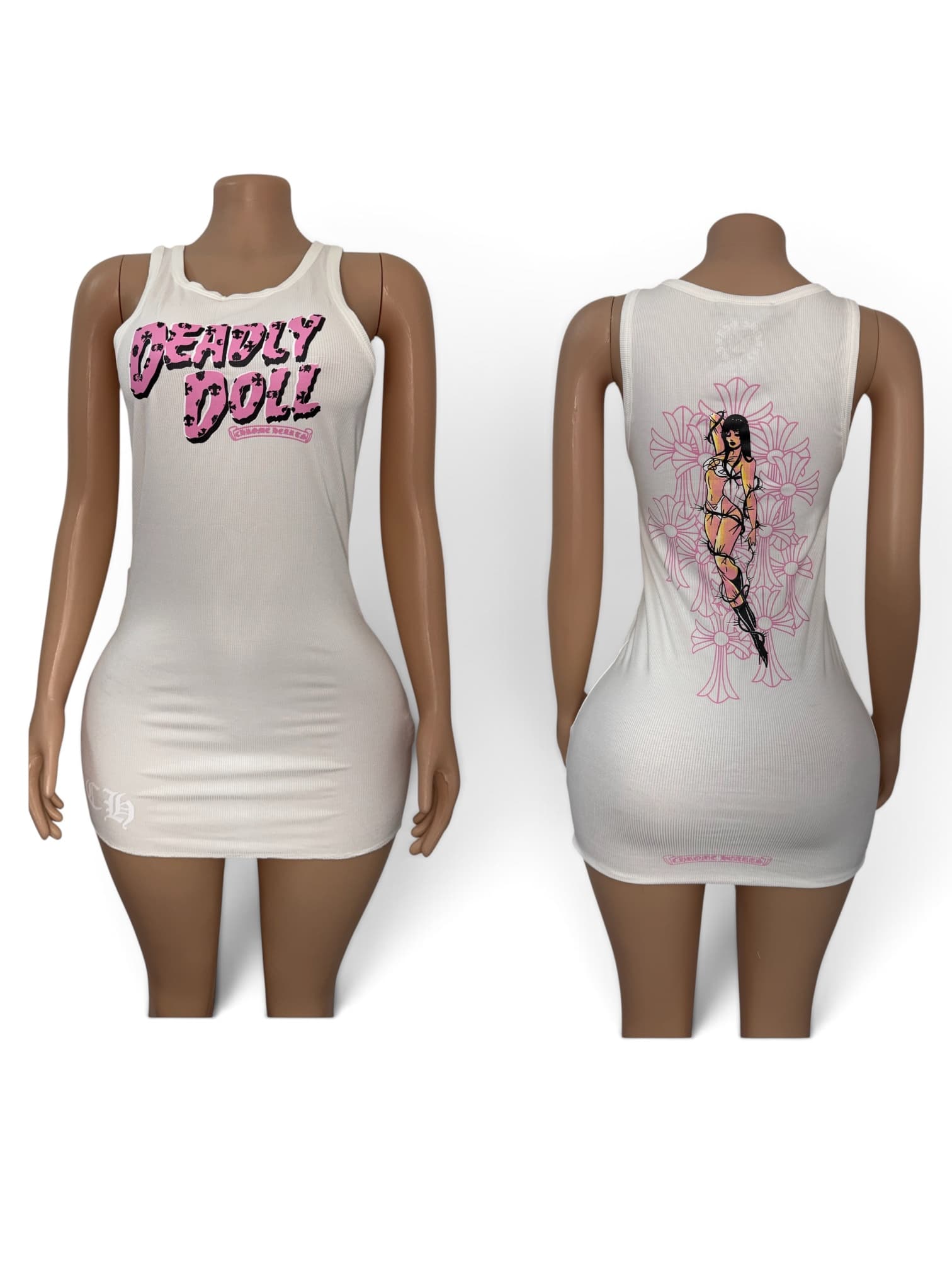 CHROMEHEART TANK DRESS