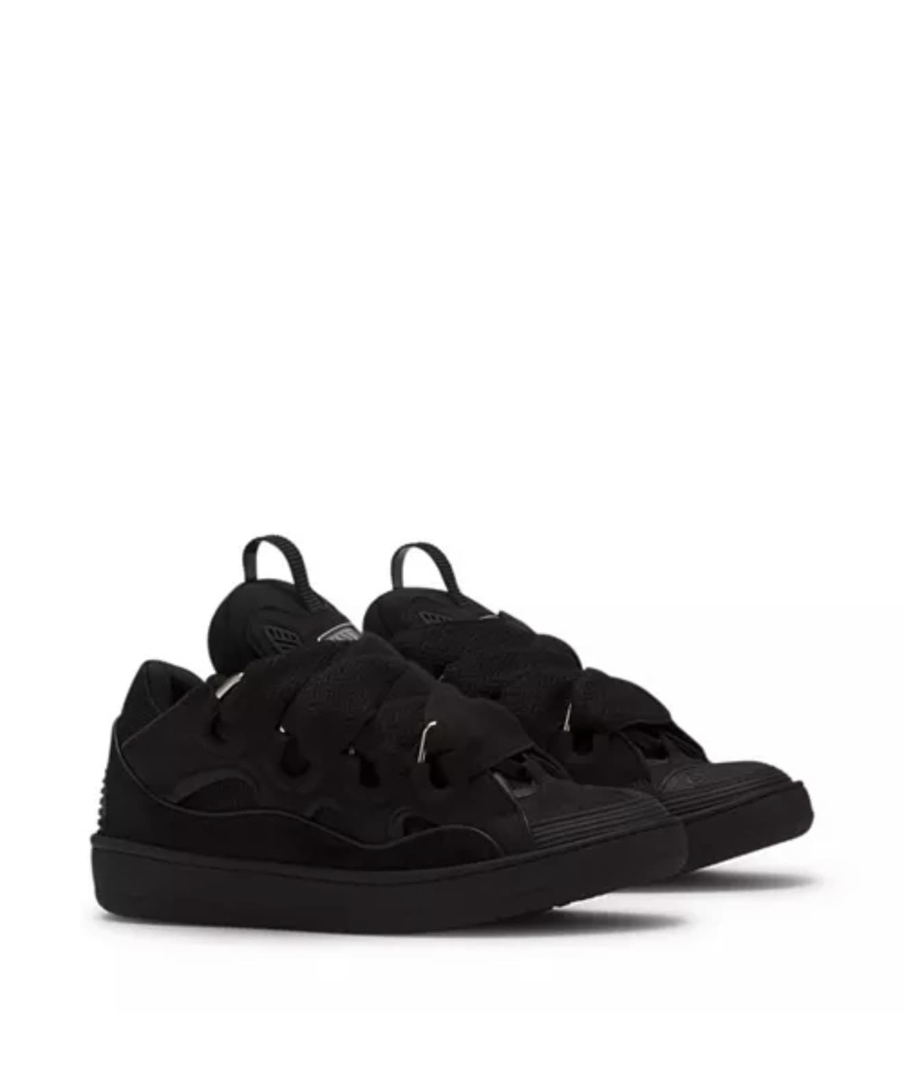 Lanvin Unisex Curb Leather Sneakers